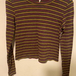 Striped Long Sleeve Top